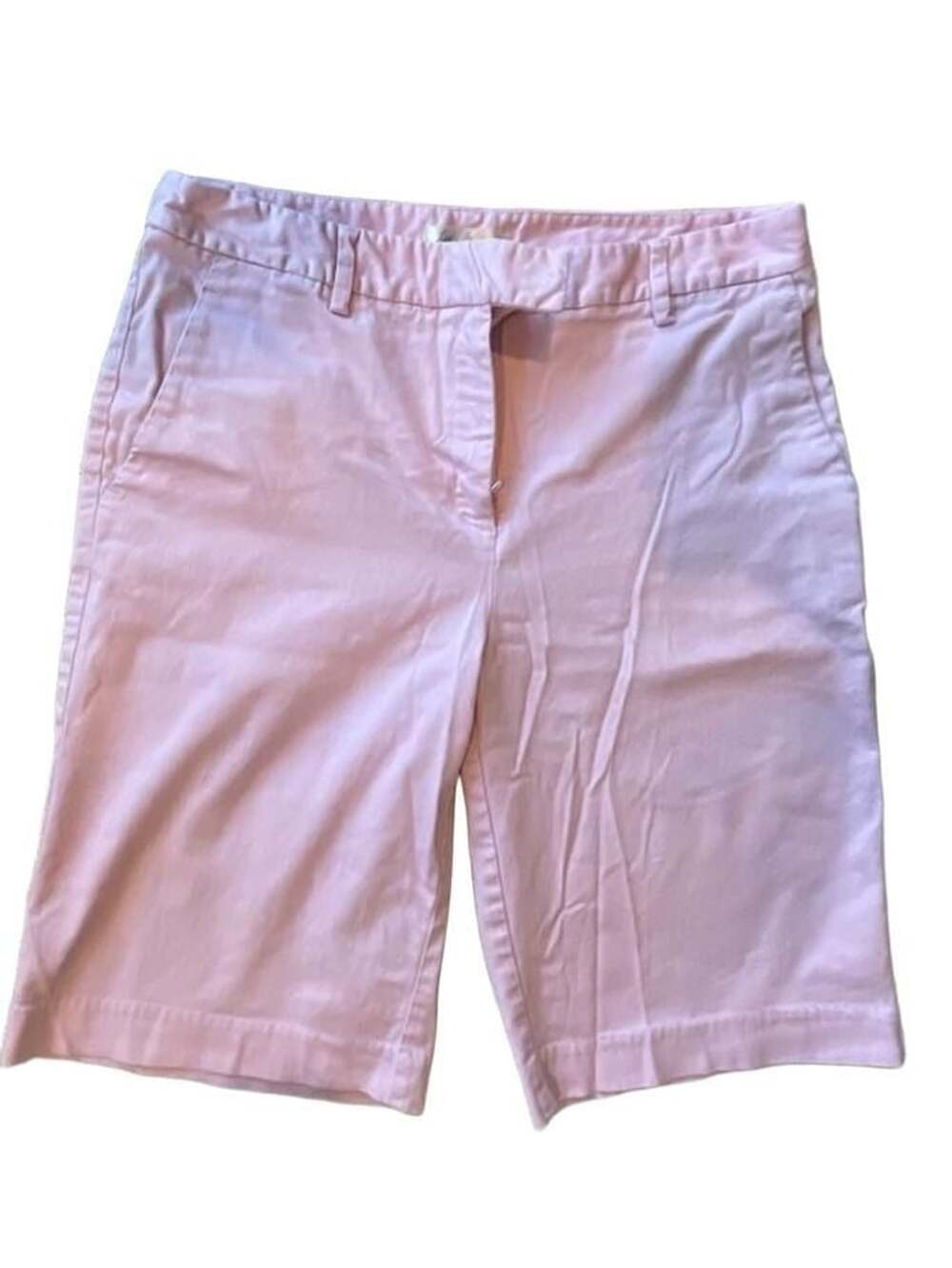 Lady Hagen Chino Bermuda Shorts Size 6 Pink Cotton Golf